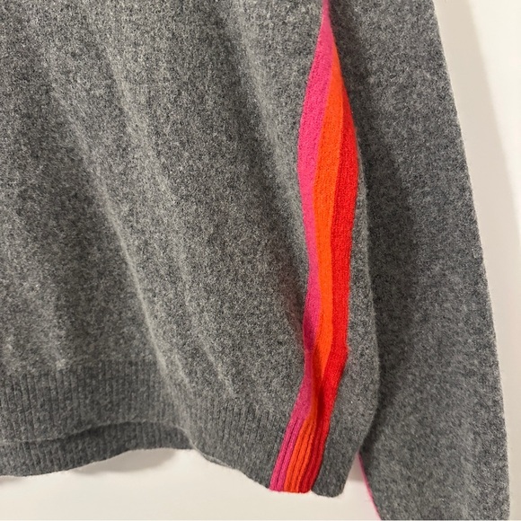 Krimson Klover Grey Apres Ski Cashmere Wool Blend Sweater Size Large Womens - Picture 8 of 10